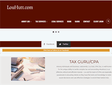 Tablet Screenshot of louhutt.com